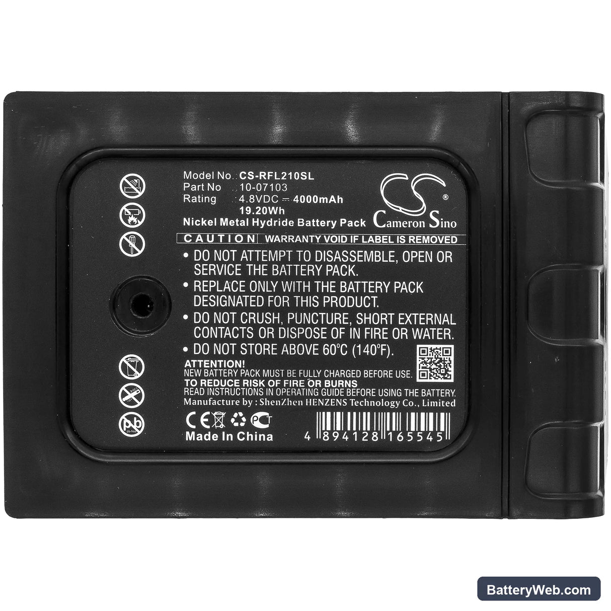 Geo-Fennel Rotationslaser FL 210 Replacement Battery, 4.8V, 4000mAh, Ni-MH 3