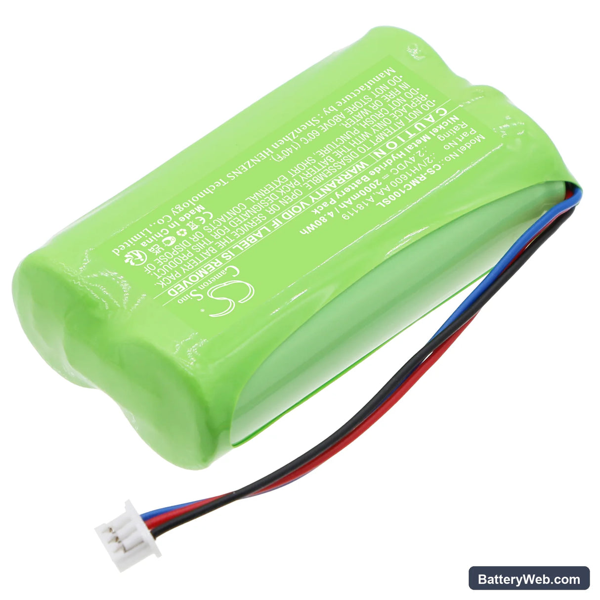 Raymarine Smart Controller Replacement Battery, 2.4V, 2000mAh, Ni-MH 2