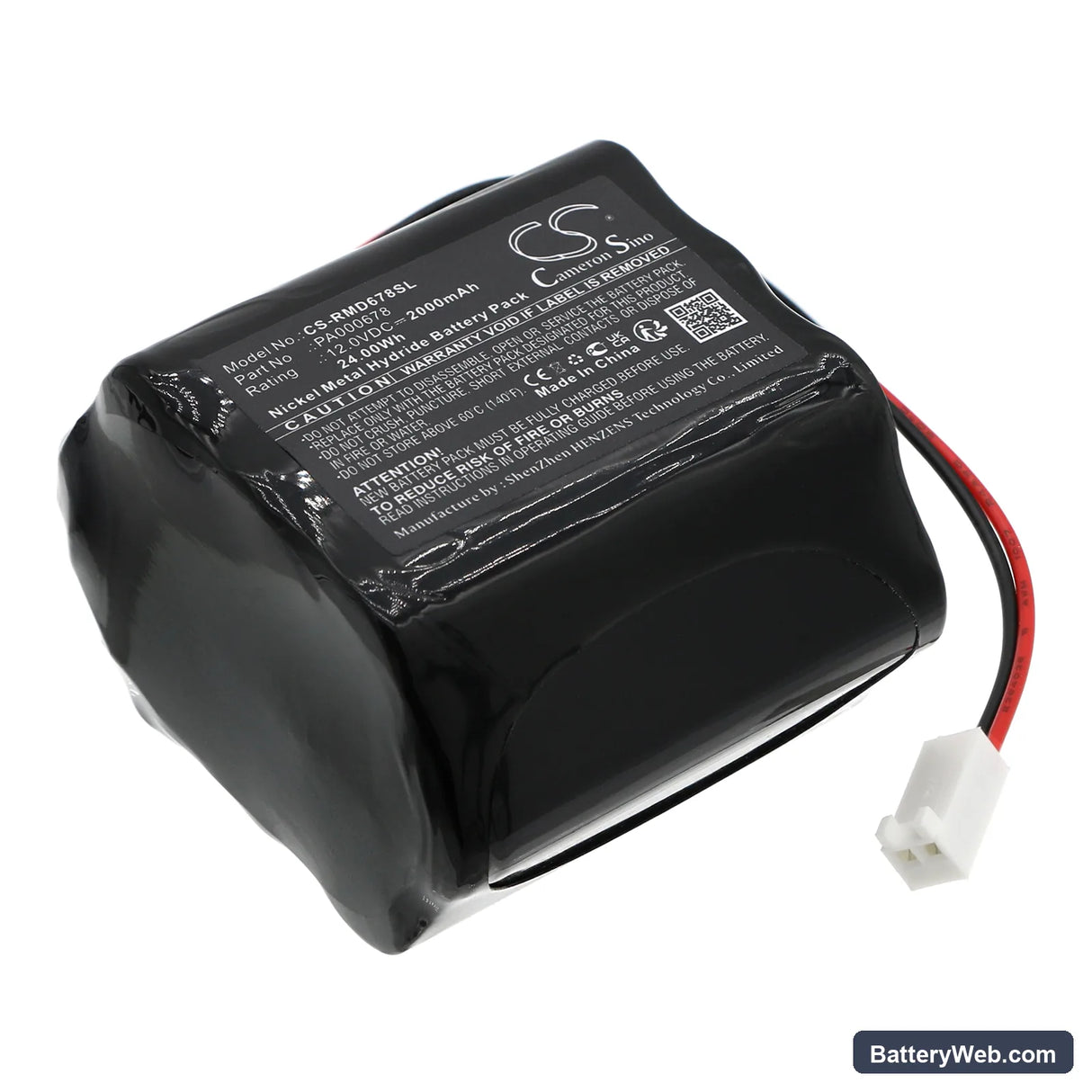 Roma Rollladen Rolladen Replacement Battery, 12V, 2000mAh, Ni-MH 1