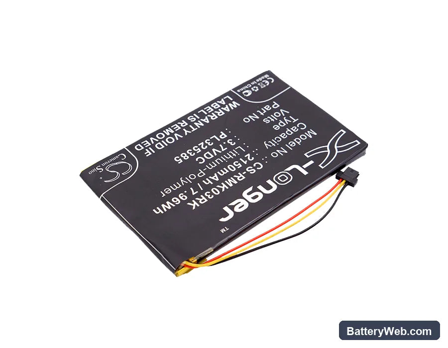 Razer Turret Gaming Lapboard Replacement Battery, 3.7V, 2150mAh, Li-Polymer 2