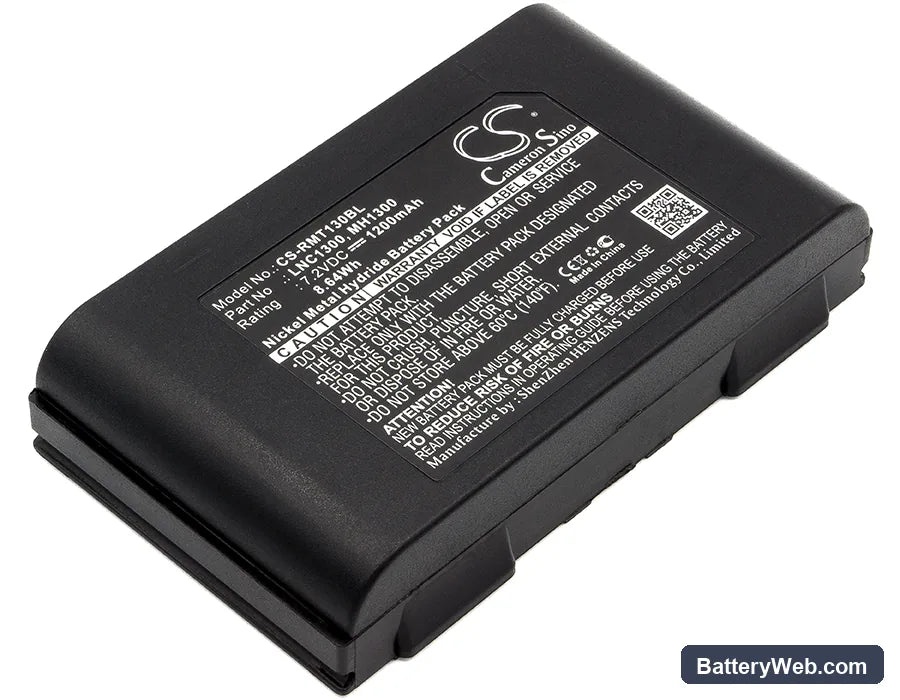 Ravioli MH1300 Replacement Battery, 7.2V, 1200mAh, Ni-MH 1