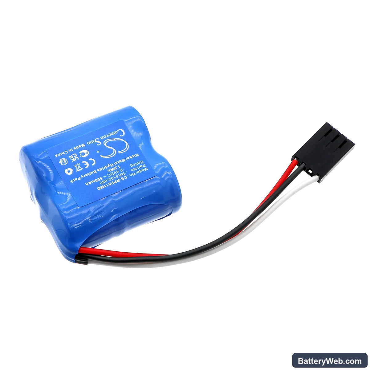 Rainin EDP Plus Replacement Battery, 2.4V, 500mAh, Ni-MH 2