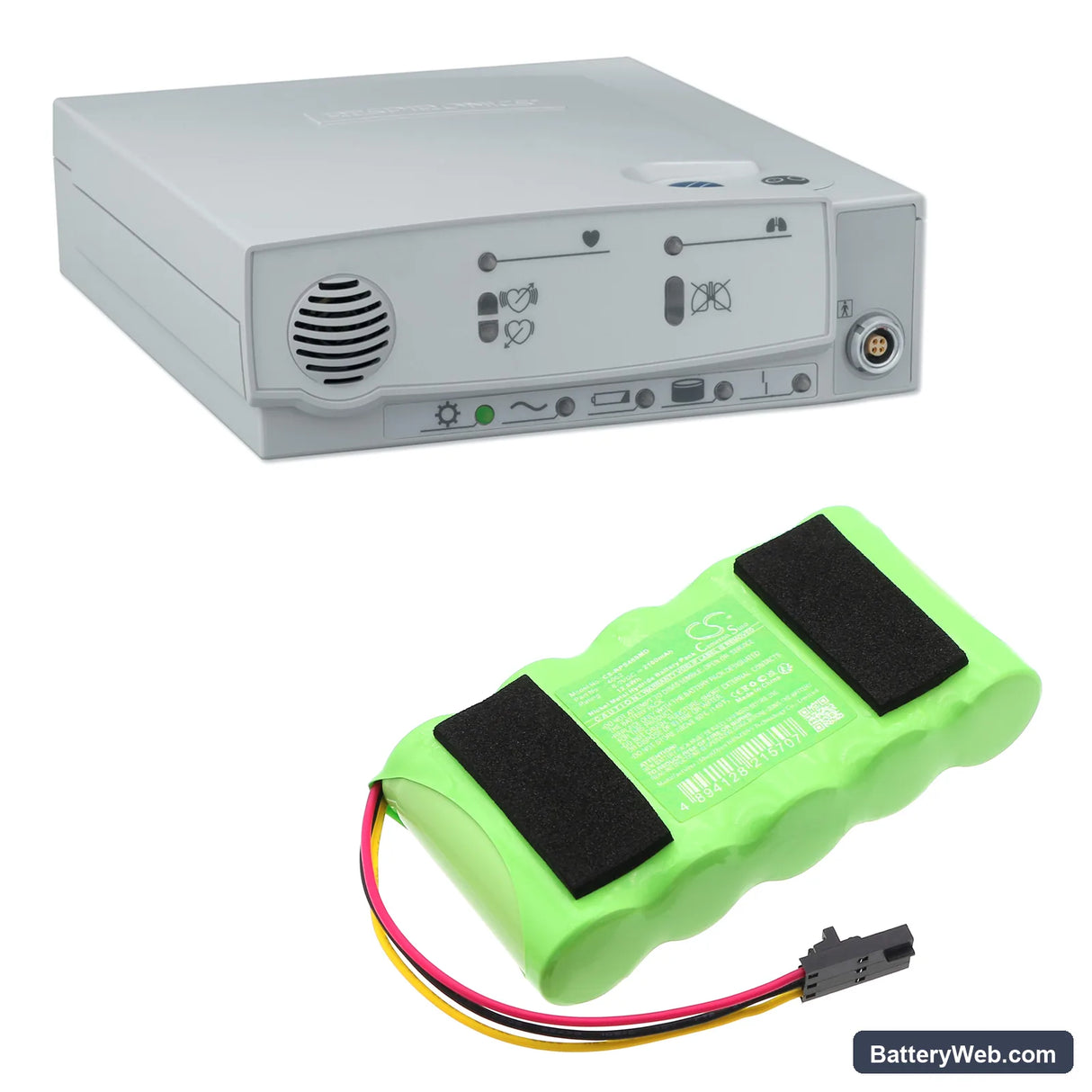 Respironics 4003 Replacement Battery, 6V, 2100mAh, Ni-MH 6