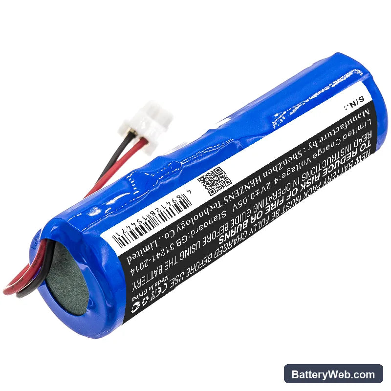 Reichert PT100 Tonometer Replacement Battery, 3.7V, 3400mAh, Li-ion 2