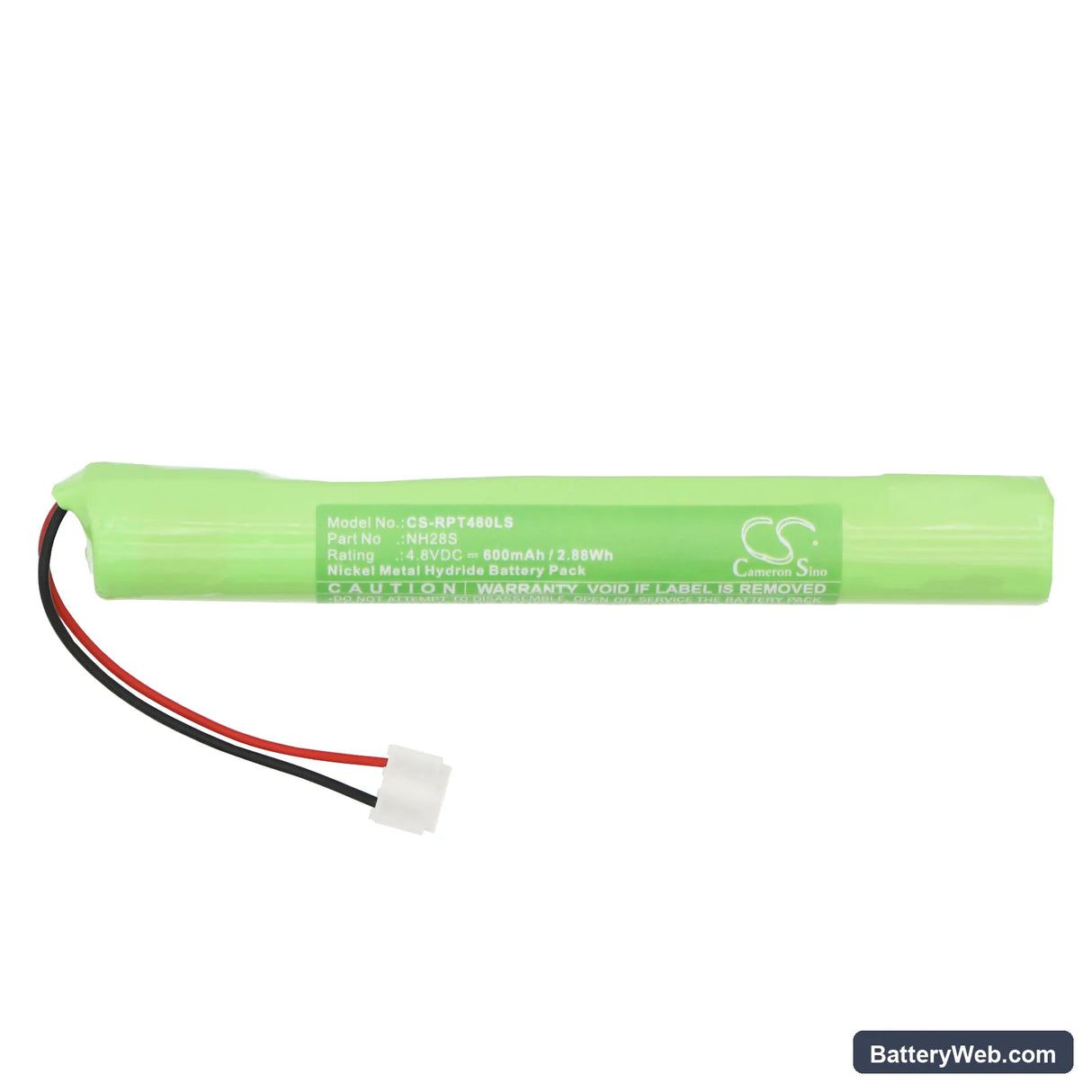 RP-Technik NIMH4805S.ST Replacement Battery, 4.8V, 600mAh, Ni-MH 3