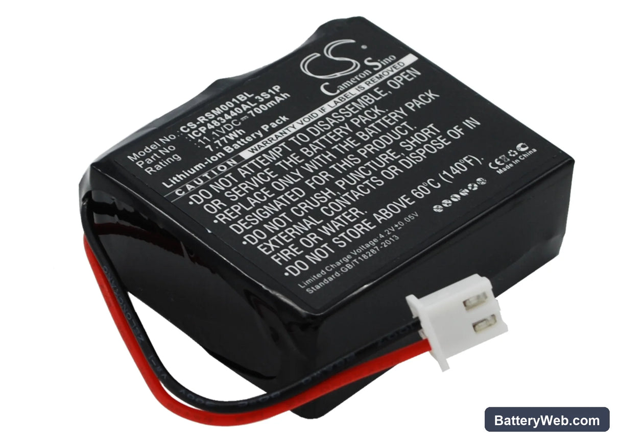 Ratiotec Soldi Smart Replacement Battery, 11.1V, 700mAh, Li-ion 2