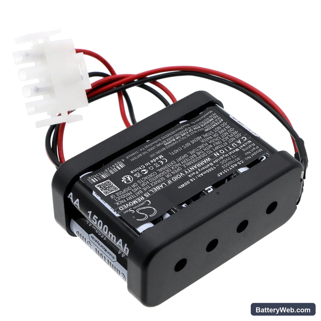 Record STA15 Replacement Battery, 12V, 1500mAh, Ni-MH 2