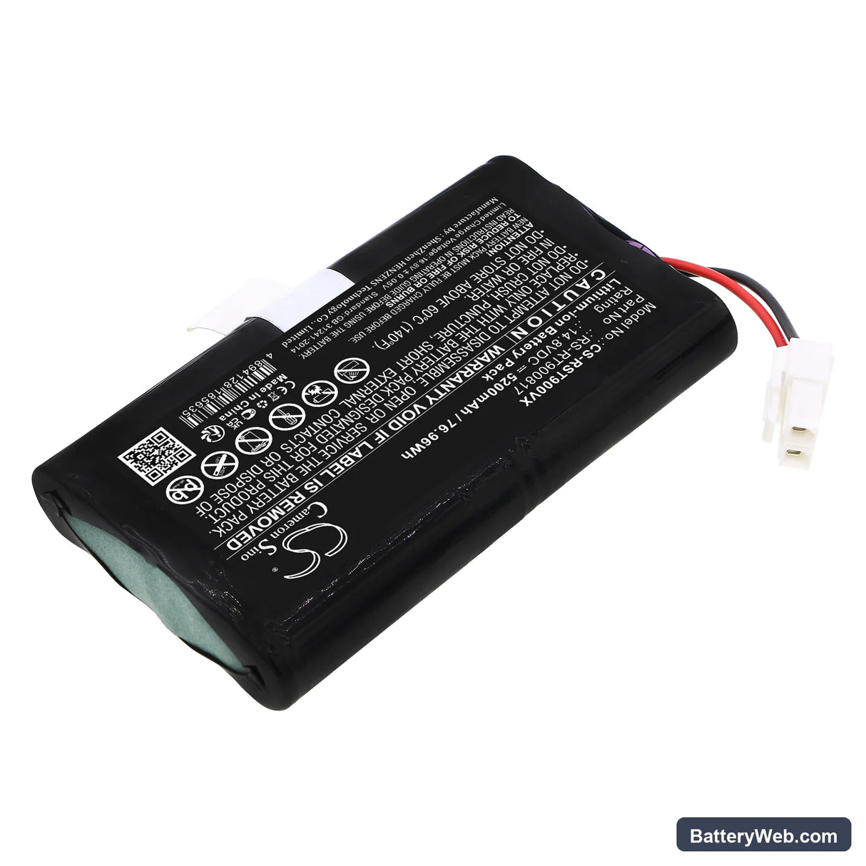 Rowenta Smart Force Cyclonic RR8021 Replacement Battery, 14.8V, 5200mAh, Li-ion 2