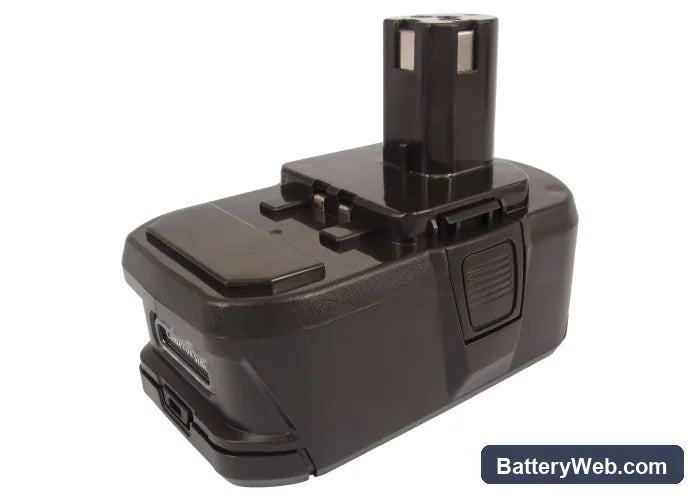 Ryobi ZRP813 Replacement Battery, 18V, 3000mAh, Li-ion 1