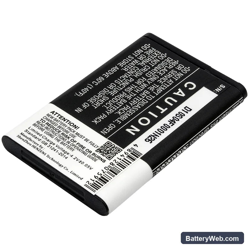 LeTV RC60Tp6 Replacement Battery, 3.7V, 1200mAh, Li-ion 3