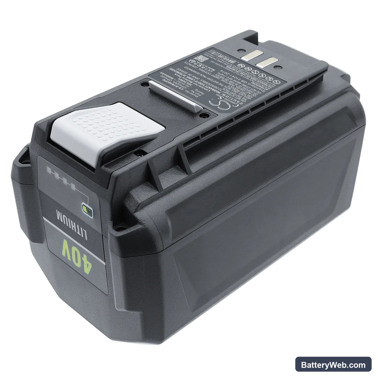 Ryobi RY40210 Replacement Battery, 40V, 9000mAh, Li-ion 2