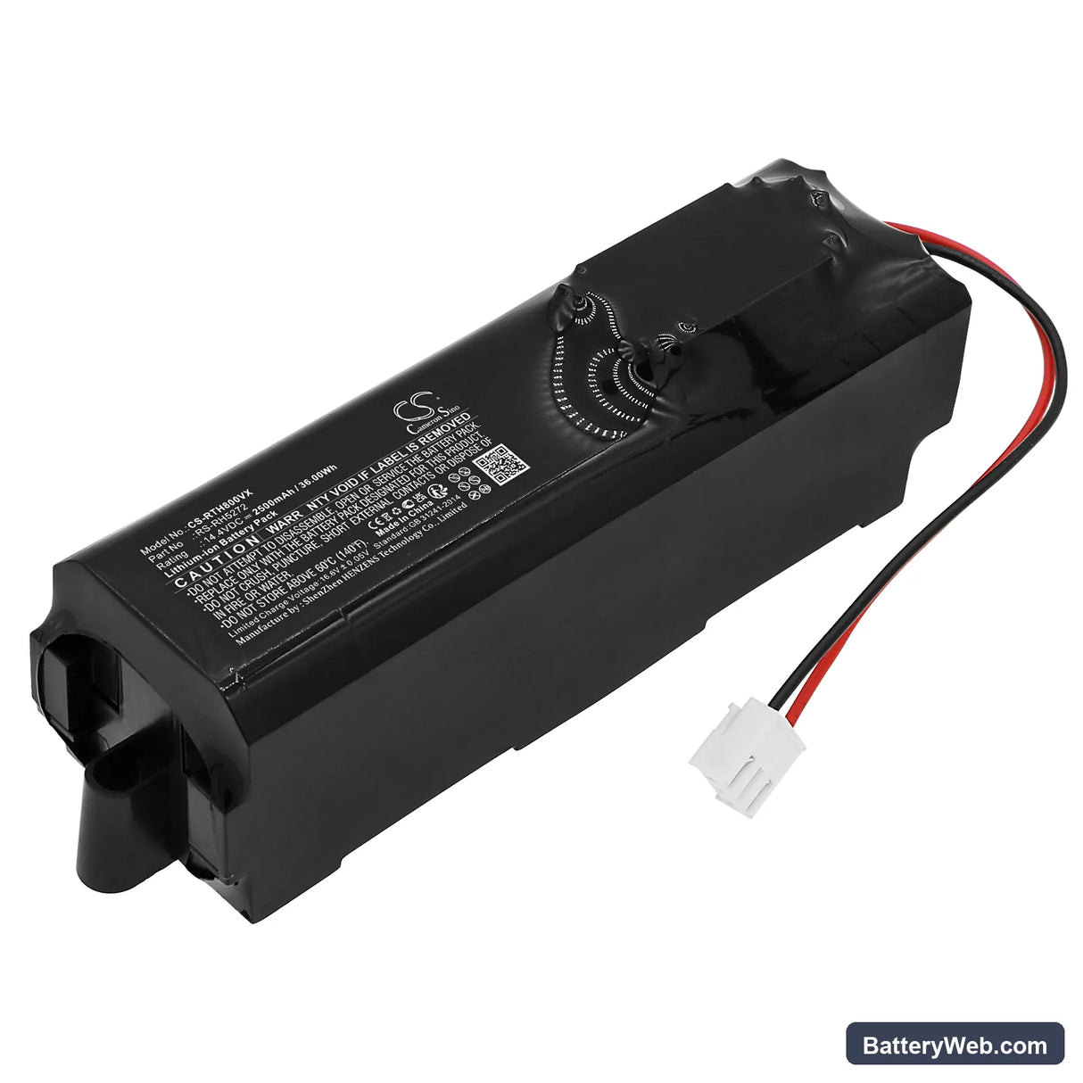 Rowenta RH8801WH/2D2 Replacement Battery, 14.4V, 2500mAh, Li-ion 1