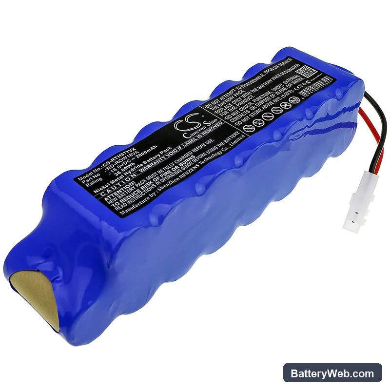 Rowenta RH8771 Replacement Battery, 18V, 2000mAh, Ni-MH 1