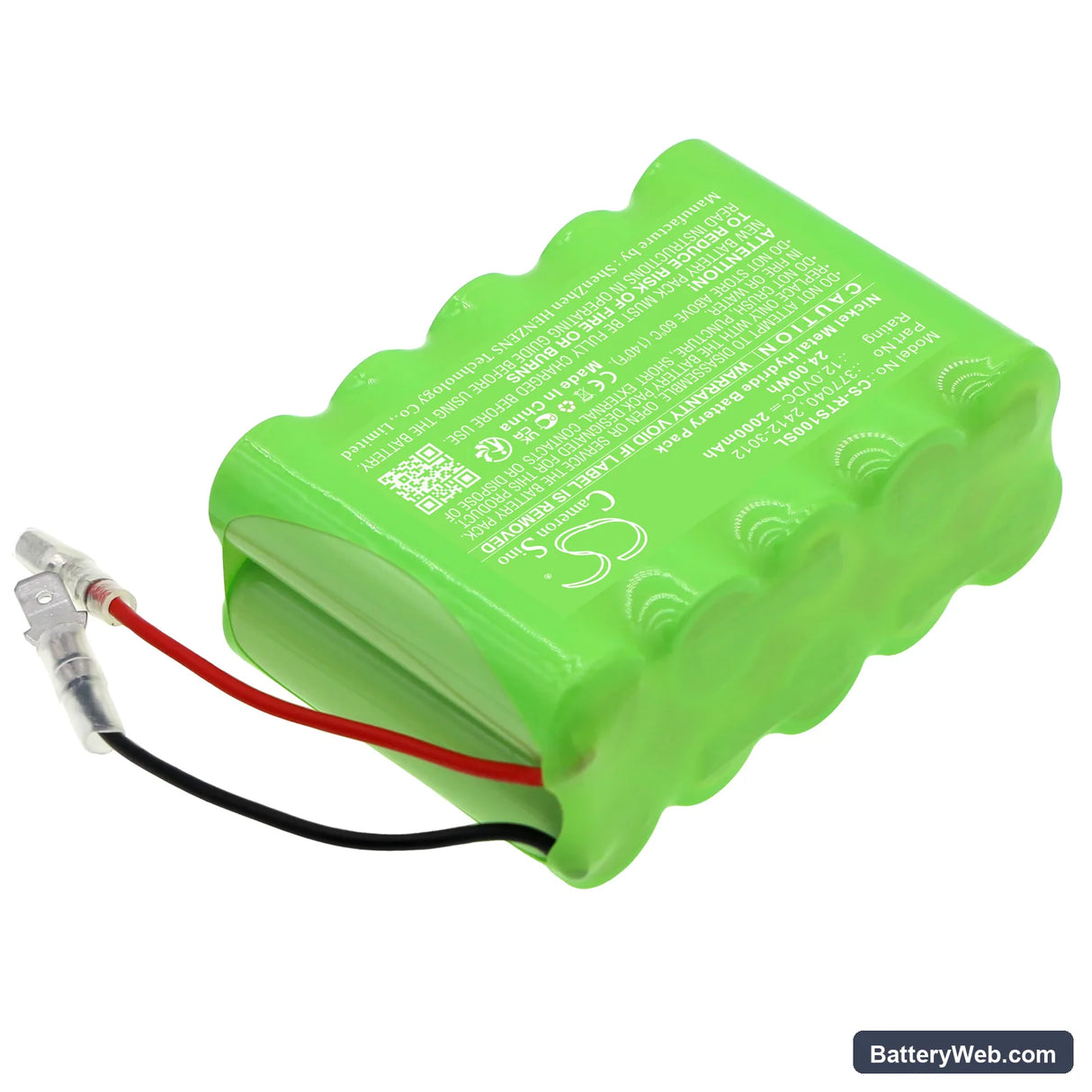 Roto RT2 SF G1 Replacement Battery, 12V, 2000mAh, Ni-MH 2