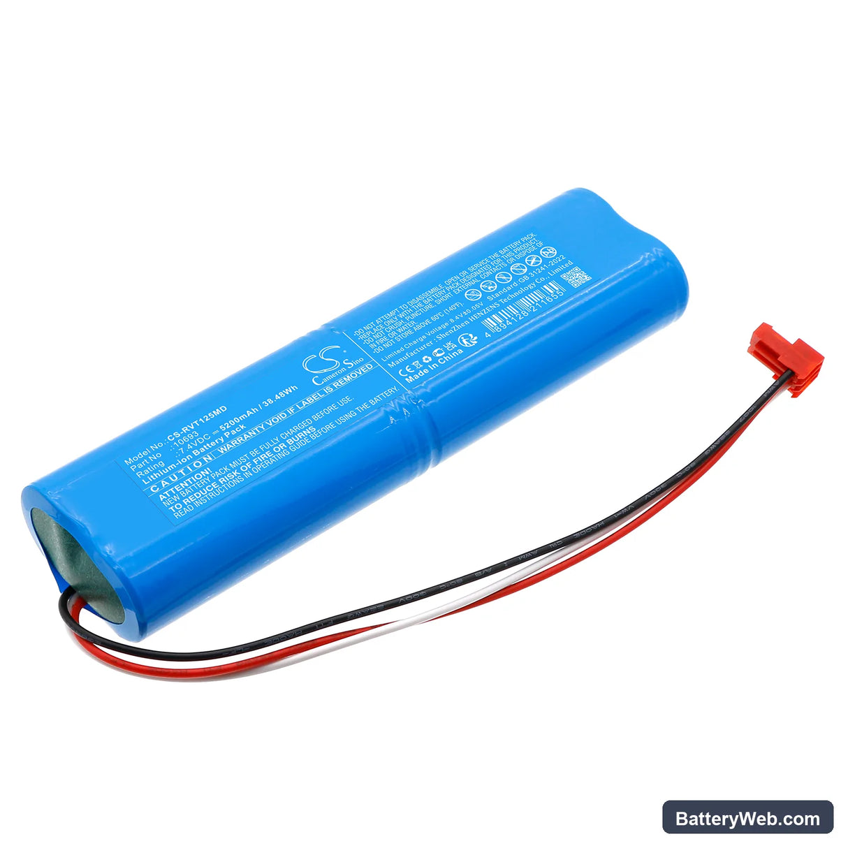 Riester 12674 Replacement Battery, 7.4V, 5200mAh, Li-ion 1