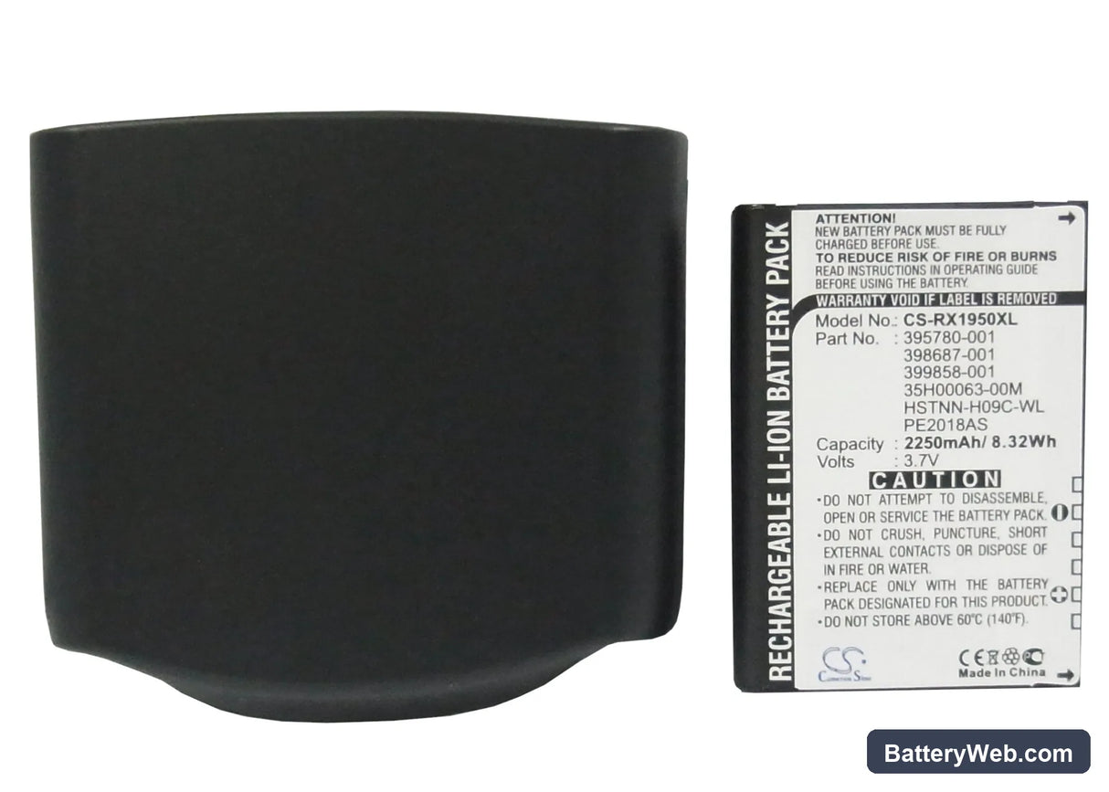 HP iPAQ RX1900 Replacement Battery, 3.7V, 2250mAh, Li-ion 5