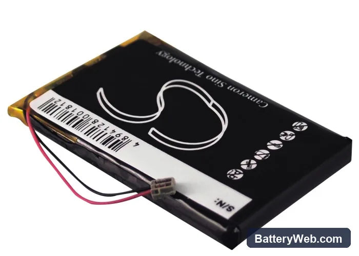 Sony Clie PEG-S300 Replacement Battery, 3.7V, 850mAh, Li-ion 3