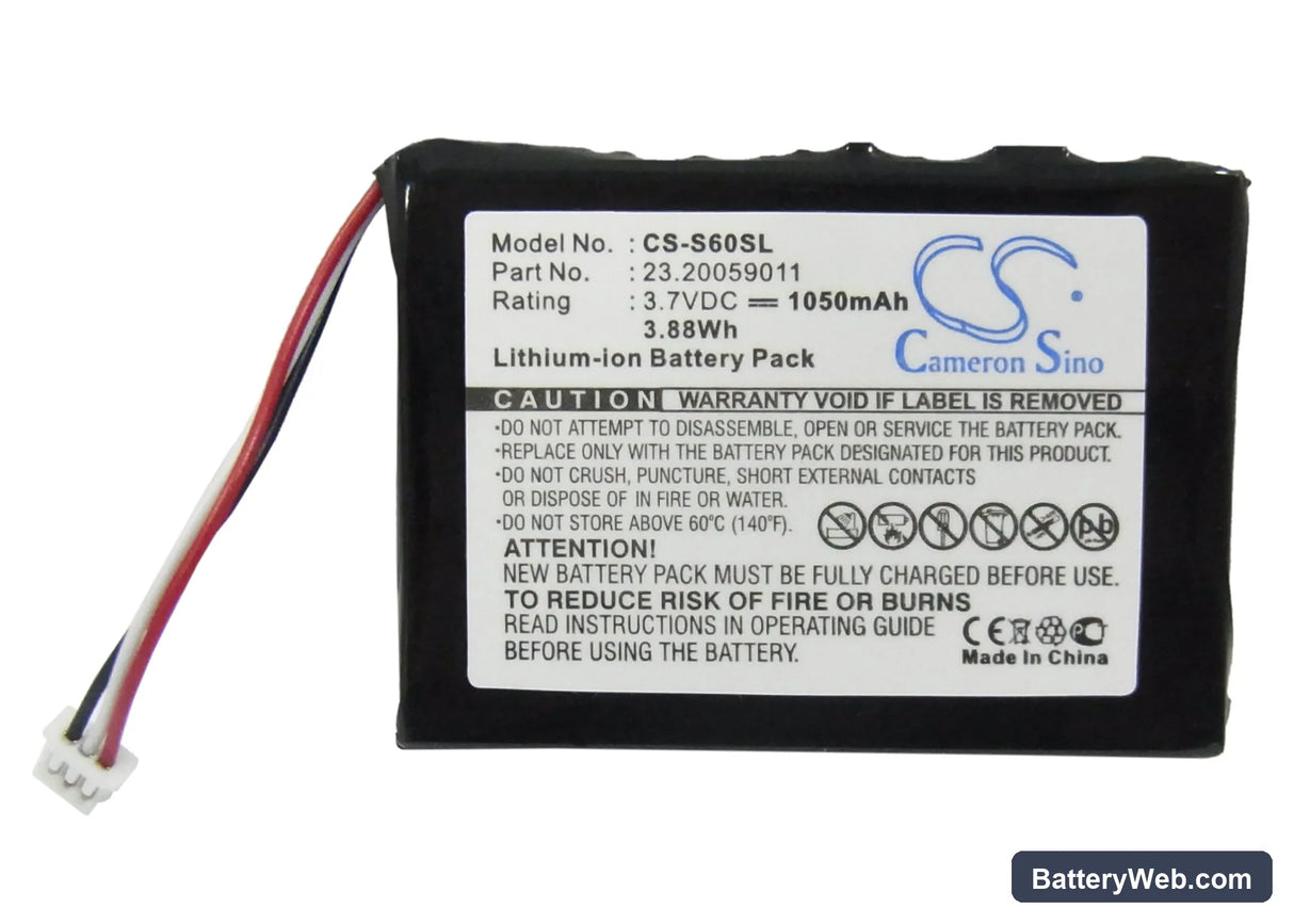 Acer S10 Replacement Battery, 3.7V, 1050mAh, Li-ion 5