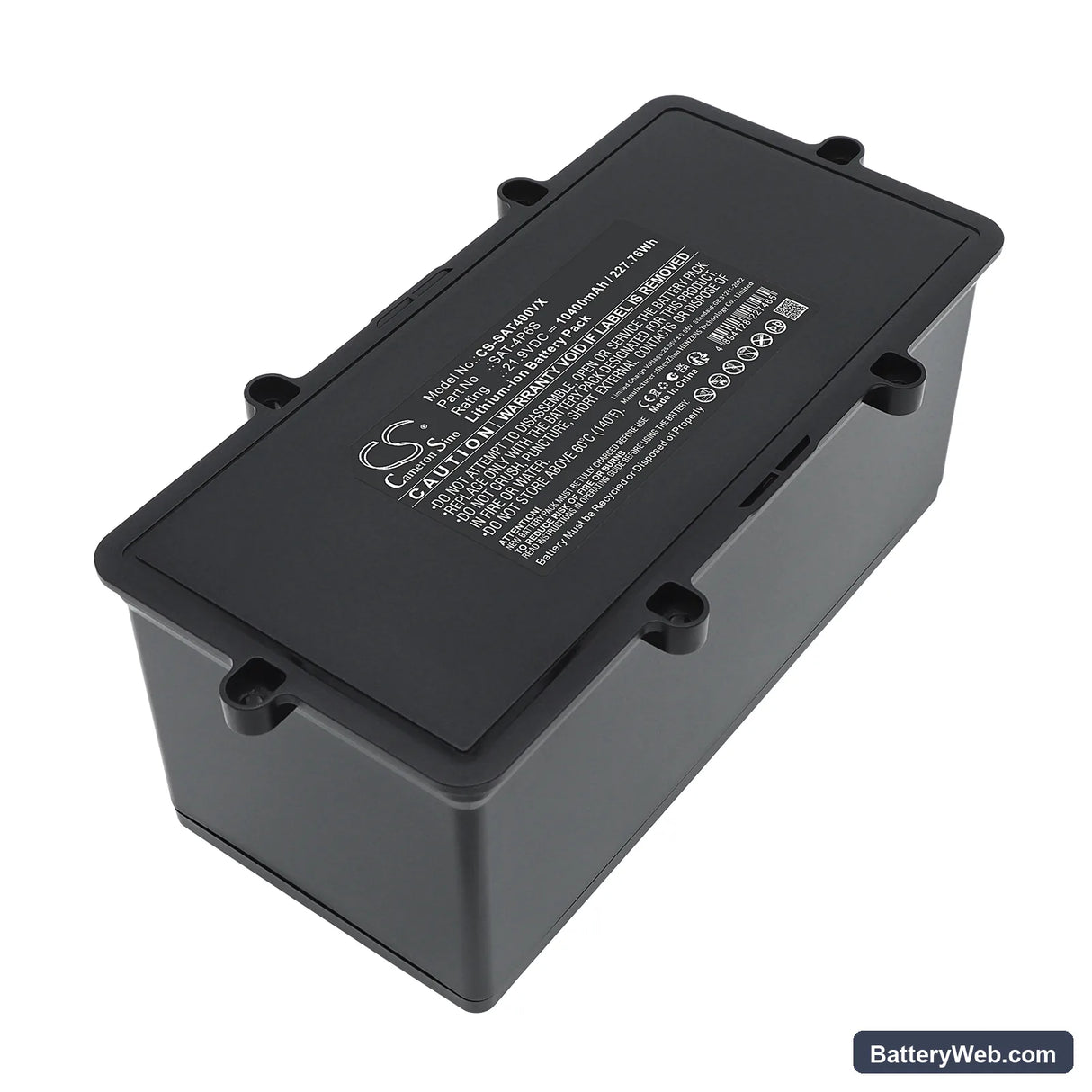 Seauto Shark Replacement Battery, 21.9V, 10400mAh, Li-ion 1