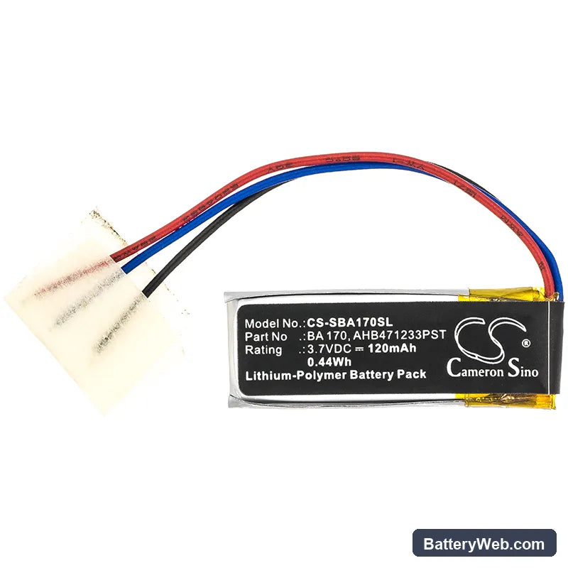 Sennheiser Momentum In-Ear Replacement Battery, 3.7V, 120mAh, Li-Polymer 3