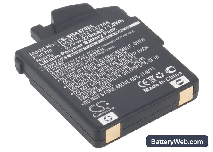 Sennheiser 450 TRAVEL Replacement Battery, 3.7V, 270mAh, Li-Polymer 1