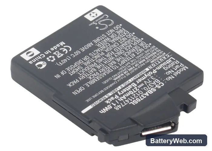 Sennheiser 450 TRAVEL Replacement Battery, 3.7V, 270mAh, Li-Polymer 2