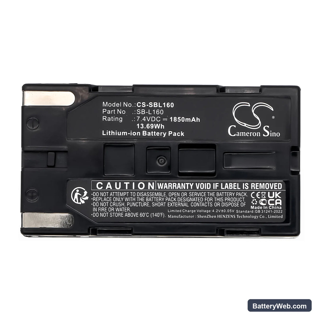 Medion MD9014 Replacement Battery, 7.4V, 1850mAh, Li-ion 5
