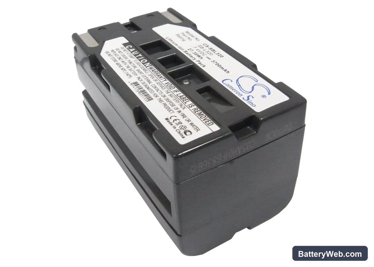 Samsung SCL810 Replacement Battery, 7.4V, 3700mAh, Li-ion 1