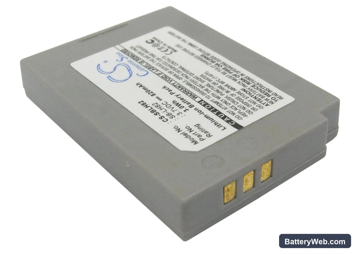 Samsung SDC-MS21B Replacement Battery, 3.7V, 820mAh, Li-ion 2