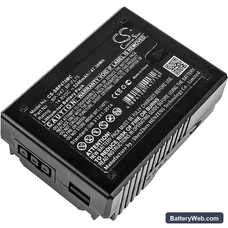 Sony PMW-EX330 Replacement Battery, 14.8V, 3200mAh, Li-ion 1