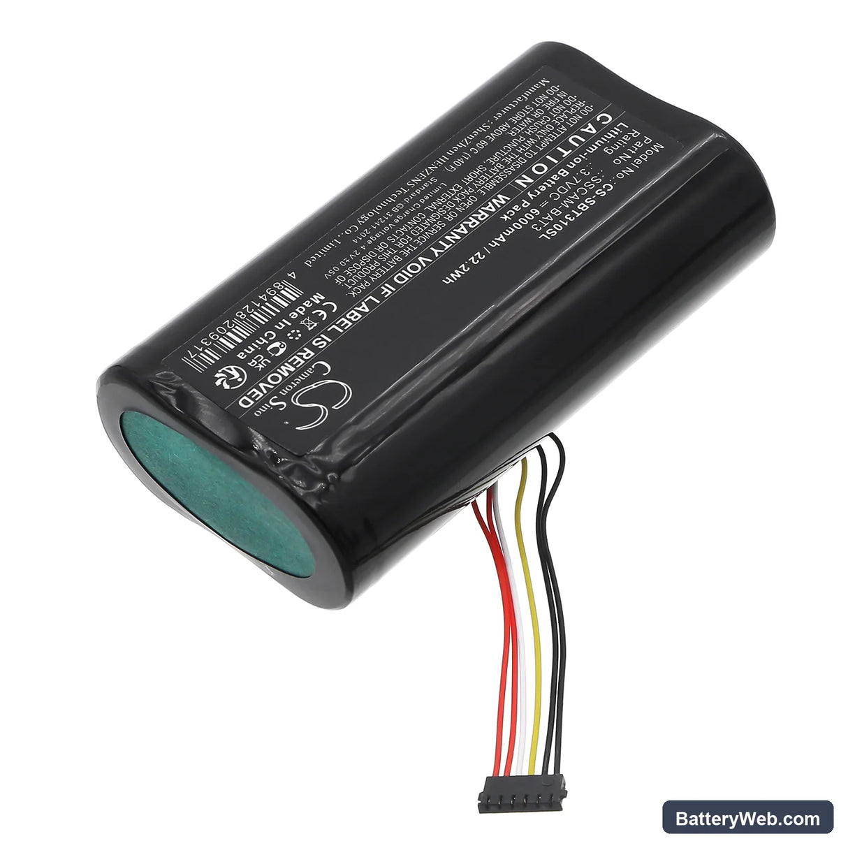 SimpliSafe SimpliSafe Replacement Battery, 3.7V, 6000mAh, Li-ion 2