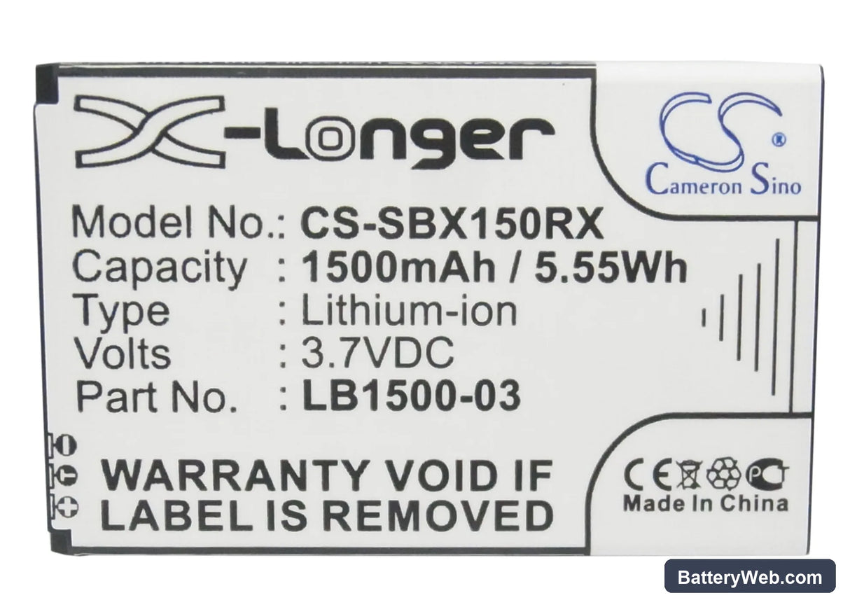 SoftBank C01HW Replacement Battery, 3.7V, 1500mAh, Li-ion 5