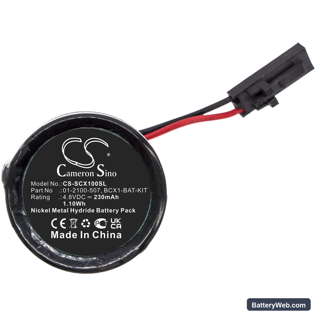 Schneider AN-1441 Replacement Battery, 4.8V, 230mAh, Ni-MH 3