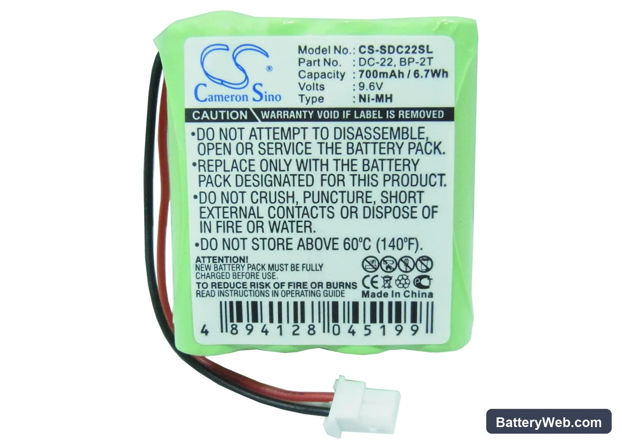 SportDog Transmitter 1400 Replacement Battery, 9.6V, 700mAh, Ni-MH 5