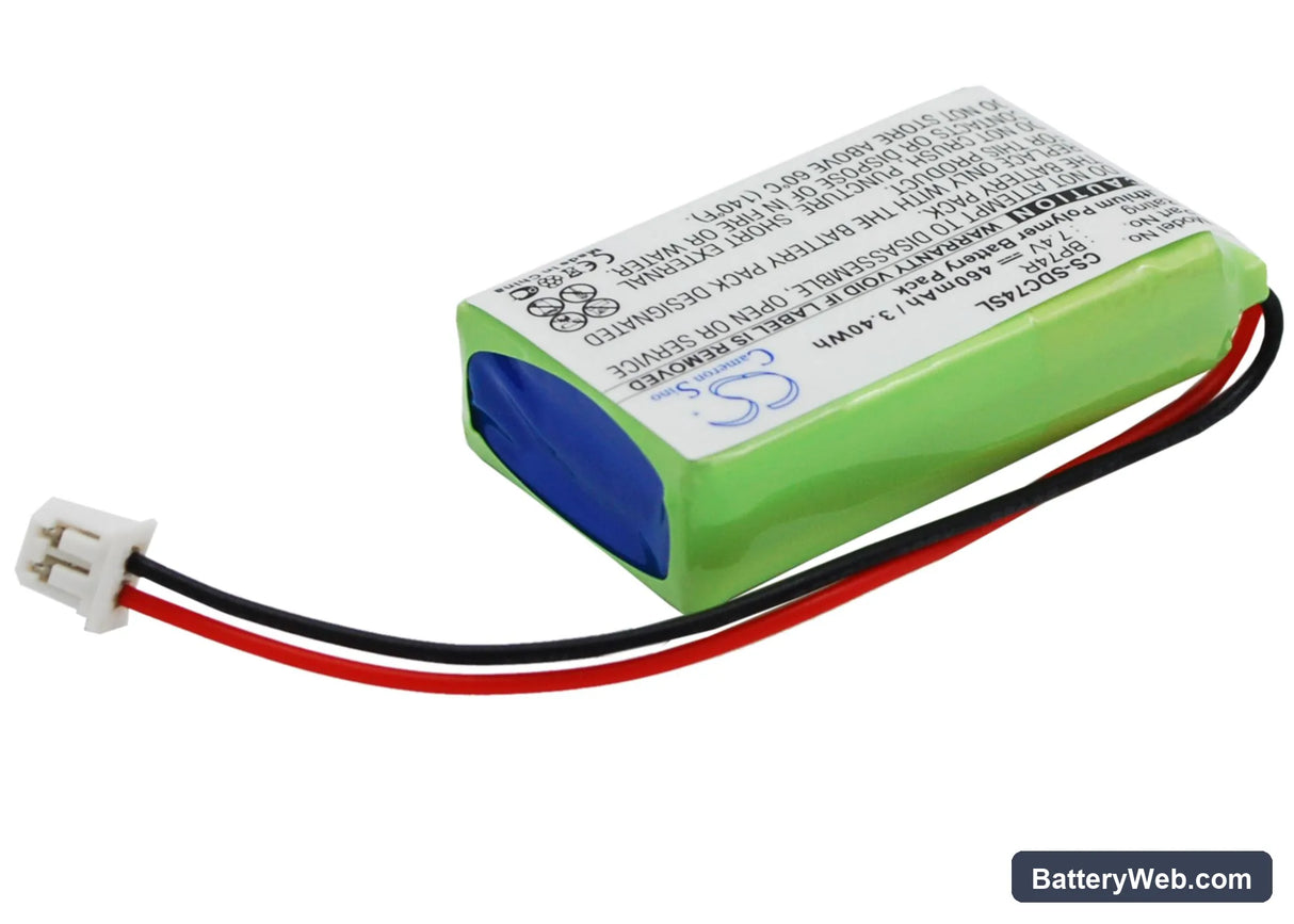 Dogtra Receiver 2500T Replacement Battery, 7.4V, 460mAh, Li-Polymer 3