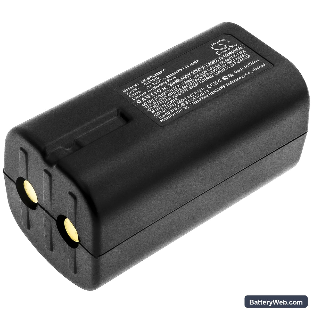 SeaLife Sea Dragon 4500 Replacement Battery, 14.8V, 3000mAh, Li-ion 1