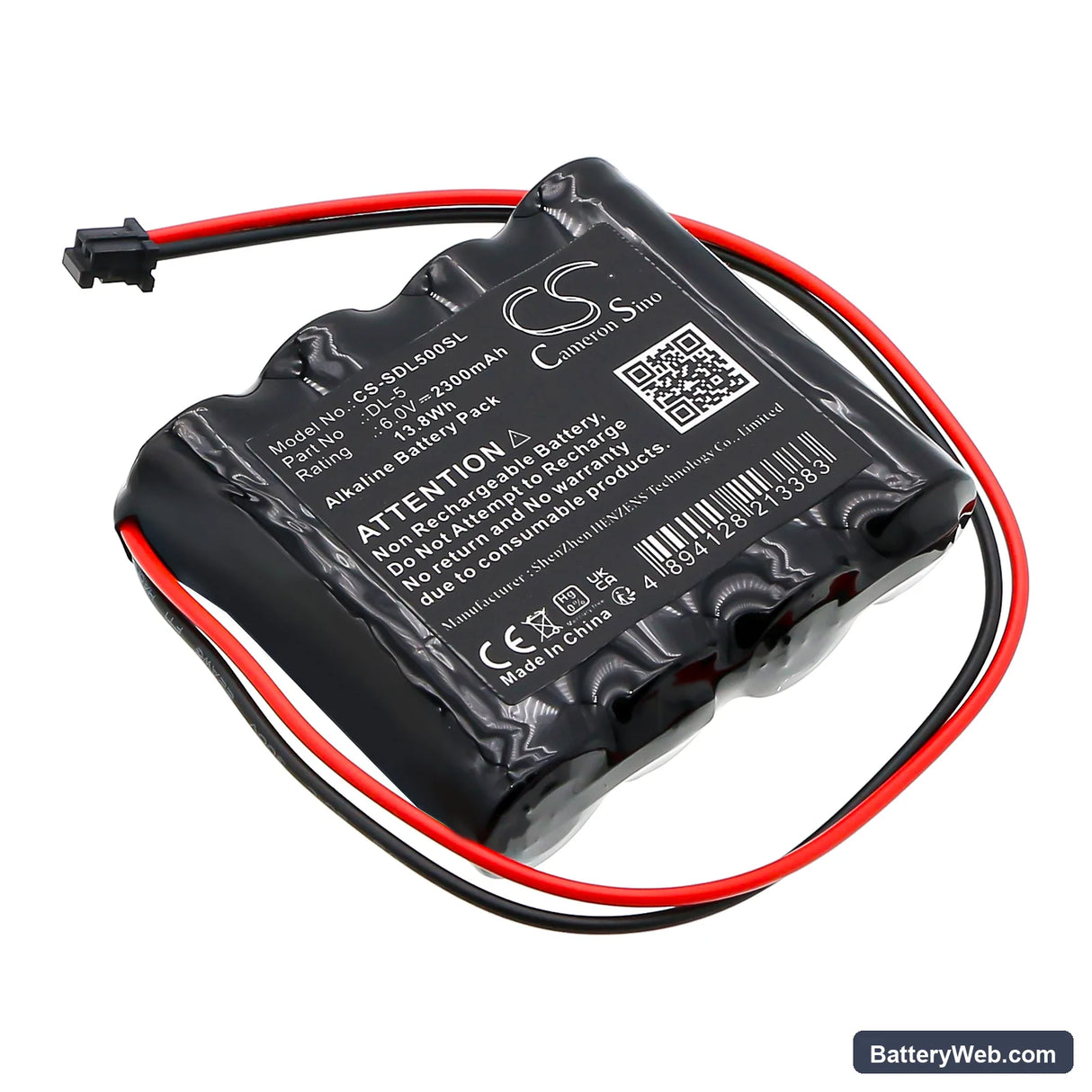 KeyLock F 7400-12 Replacement Battery, 6V, 2300mAh, Alkaline 1