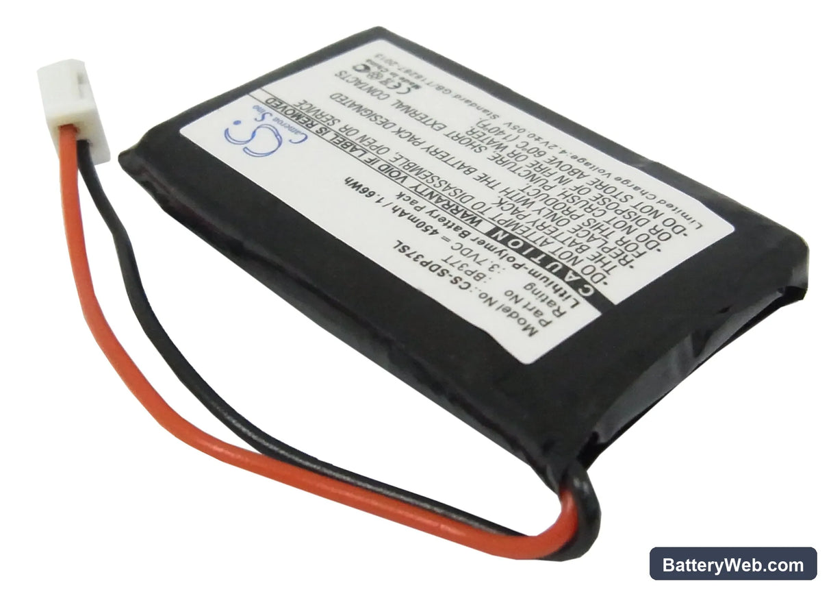 Dogtra Transmitter iQ Replacement Battery, 3.7V, 450mAh, Li-Polymer 2