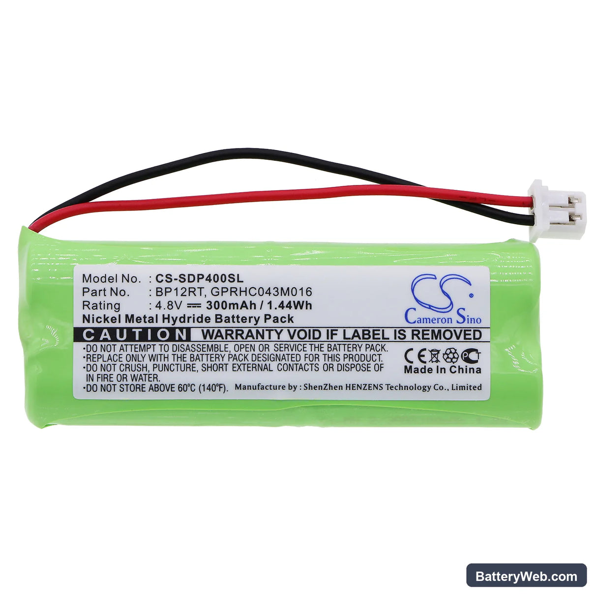 Dogtra Transmitter 175NCP Replacement Battery, 4.8V, 300mAh, Ni-MH 3
