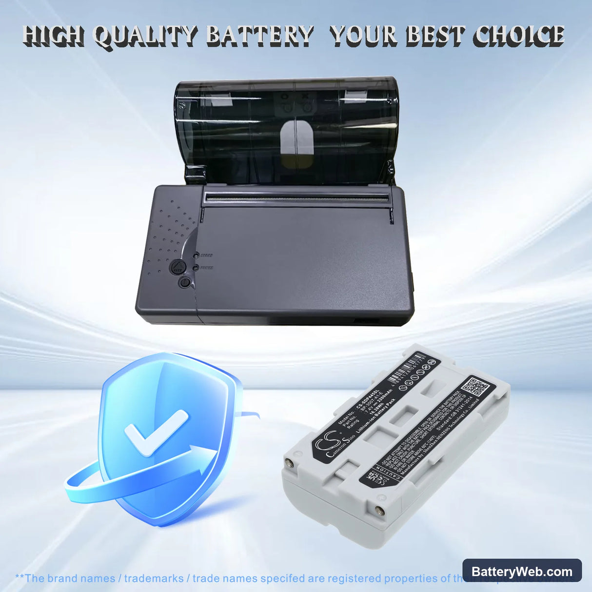 Futaba T14 Replacement Battery, 7.4V, 2200mAh, Li-ion 6