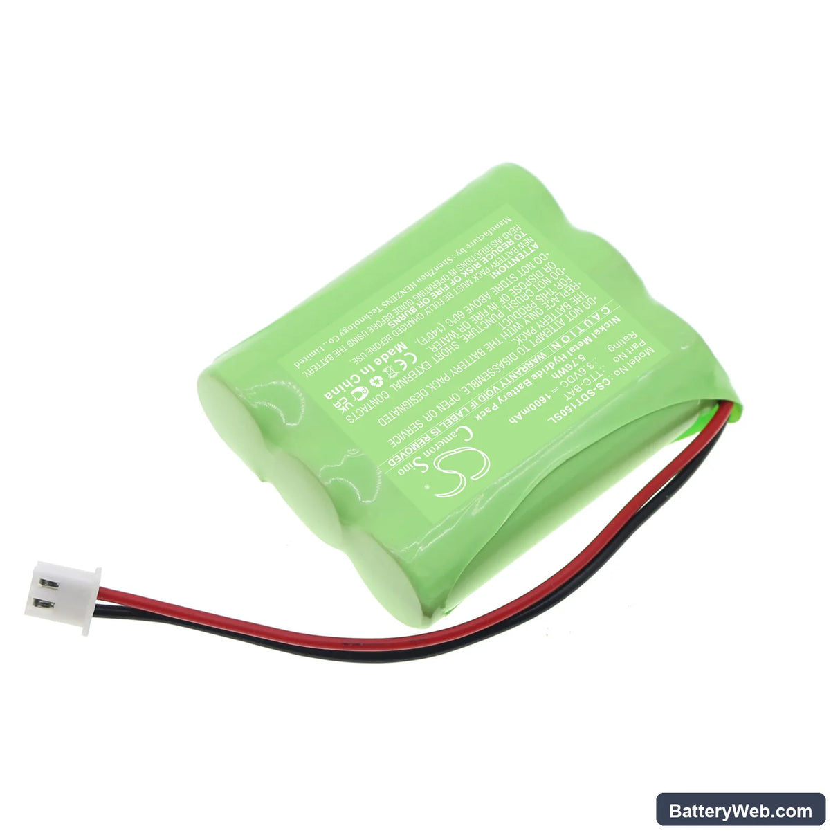 Shimpo TTC Testers Replacement Battery, 3.6V, 1600mAh, Ni-MH 2