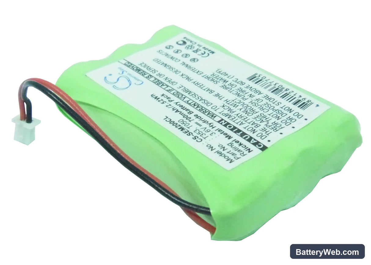 Sagem Mistral Replacement Battery, 3.6V, 700mAh, Ni-MH 2