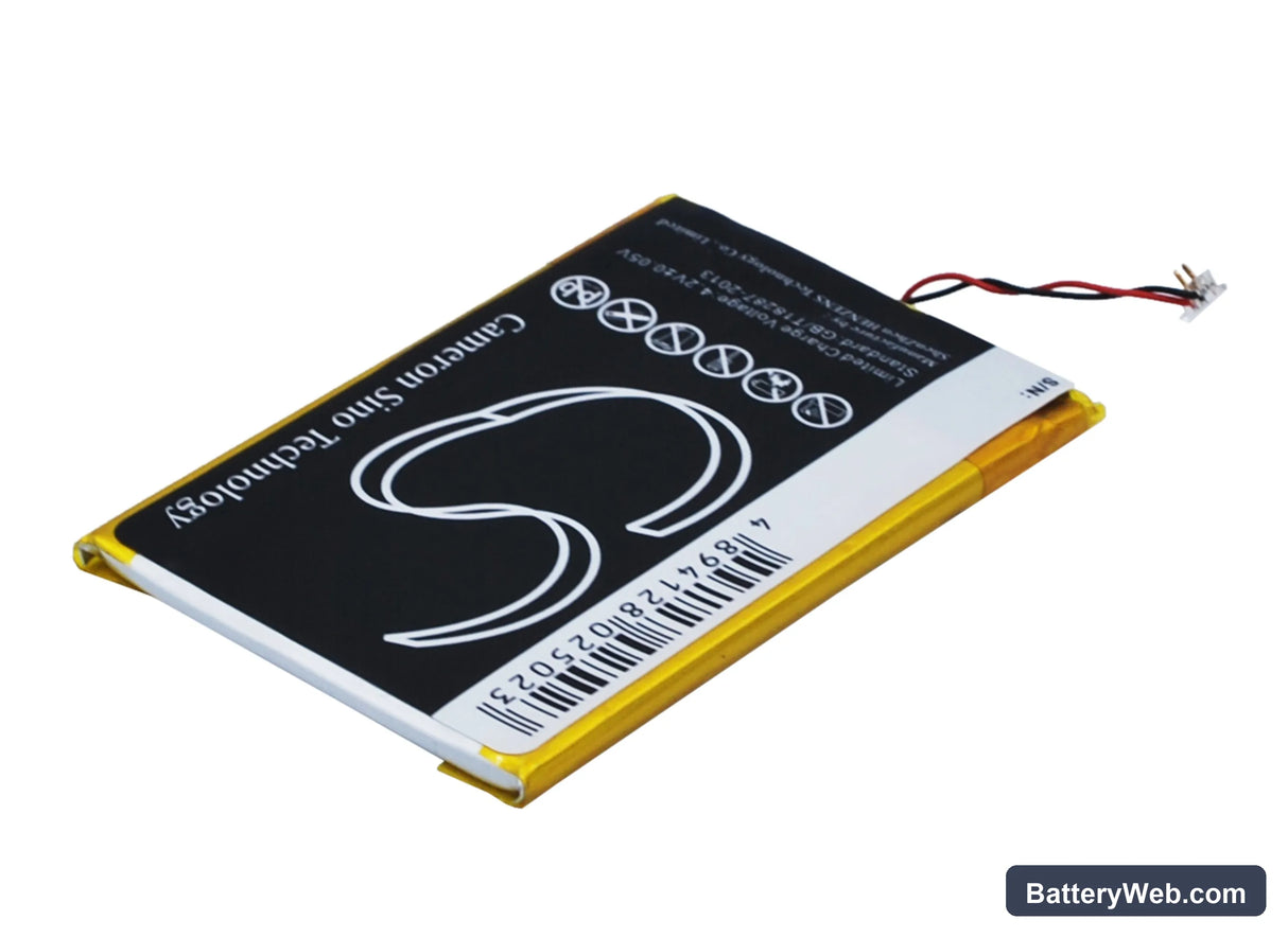 JNC SSF-H5 Replacement Battery, 3.7V, 950mAh, Li-Polymer 3
