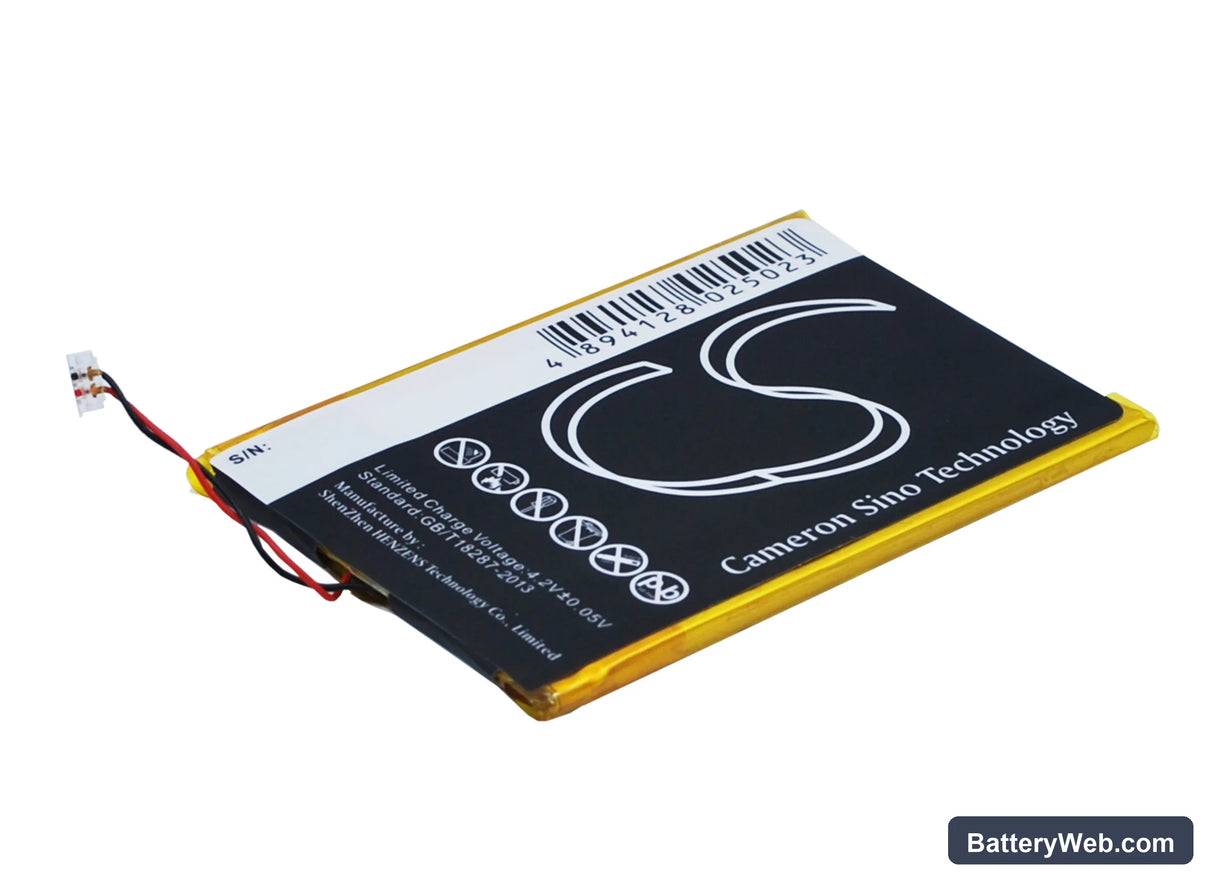 JNC SSF-H5 Replacement Battery, 3.7V, 950mAh, Li-Polymer 4