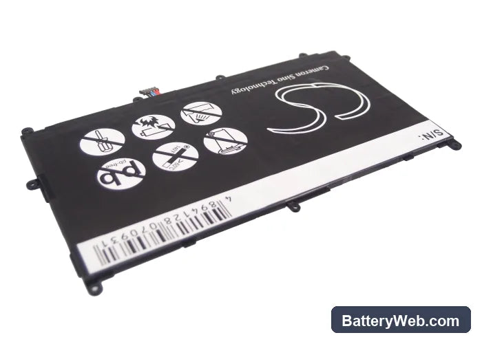 Samsung Galaxy Tab 8.9 Replacement Battery, 3.7V, 6100mAh, Li-Polymer 3