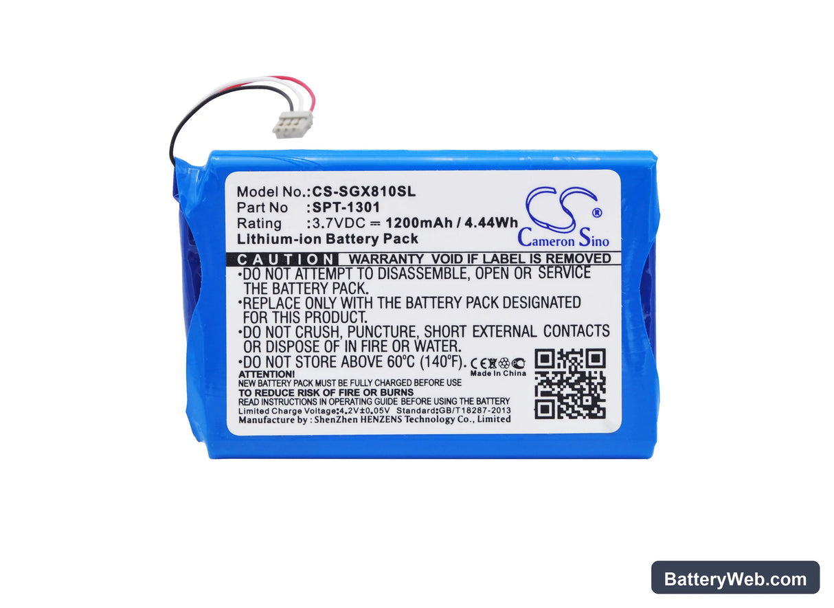 SkyGolf SkyCaddie Touch Replacement Battery, 3.7V, 1200mAh, Li-ion 5