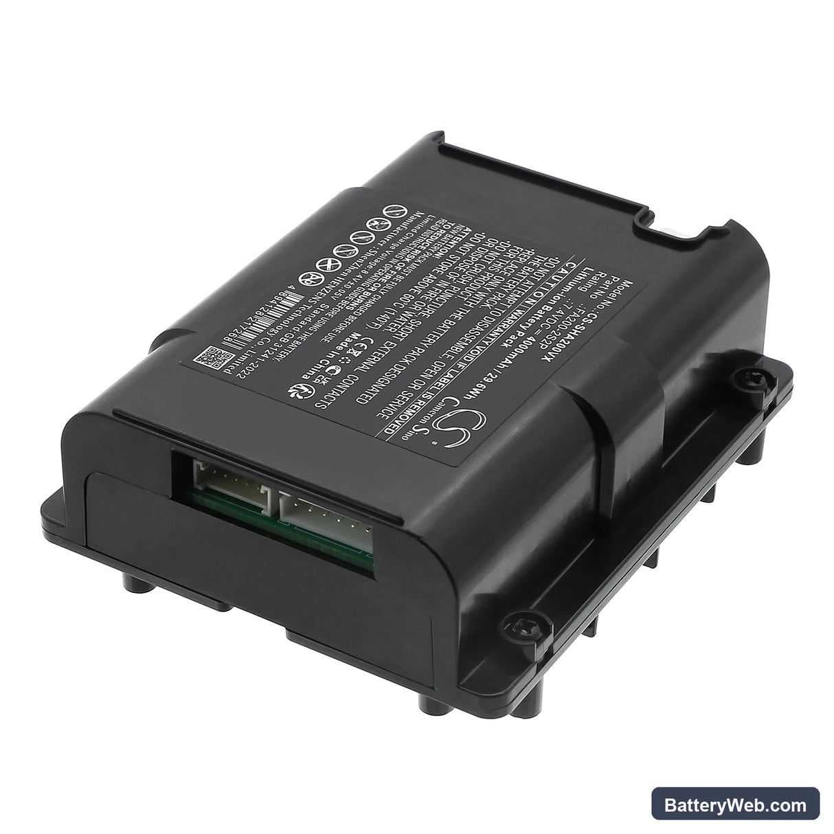 Shark FA200 Replacement Battery, 7.4V, 4000mAh, Li-ion 2