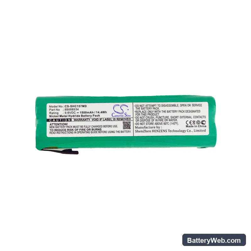 Schiller Cardiovit ECG AT3 Replacement Battery, 9.6V, 1500mAh, Ni-MH 3