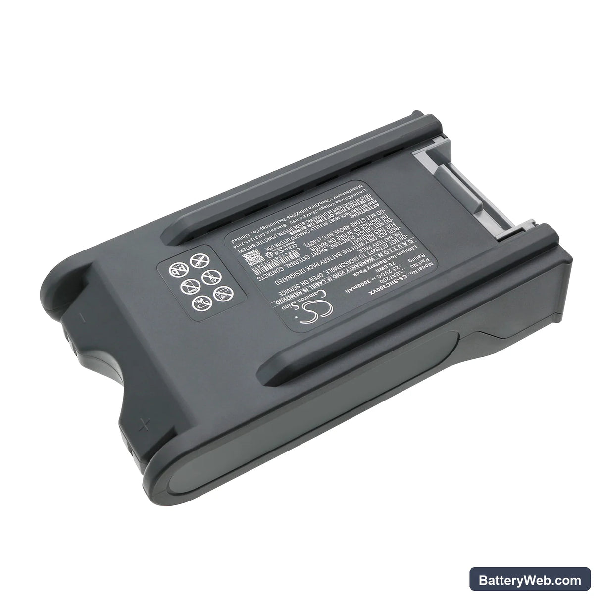 Shark IC205 Replacement Battery, 25.2V, 3000mAh, Li-ion 2