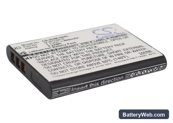 Sharp Portable Plasmacluster Ion Generator IG-DM1Z-W Replacement Battery, 3.7V, 600mAh, Li-ion 1